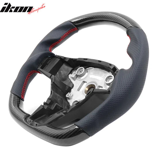 2017-2023 Tesla 3 Y Carbon Fiber Steering Wheel RED