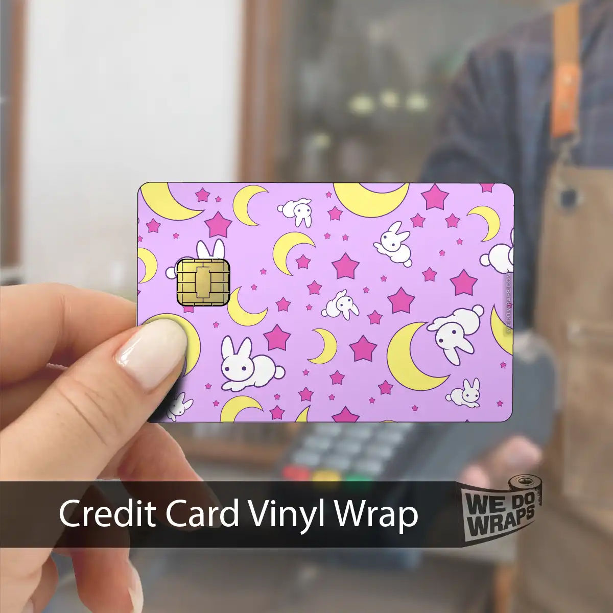 Moon Rabbit | NFC Key Card Wrap