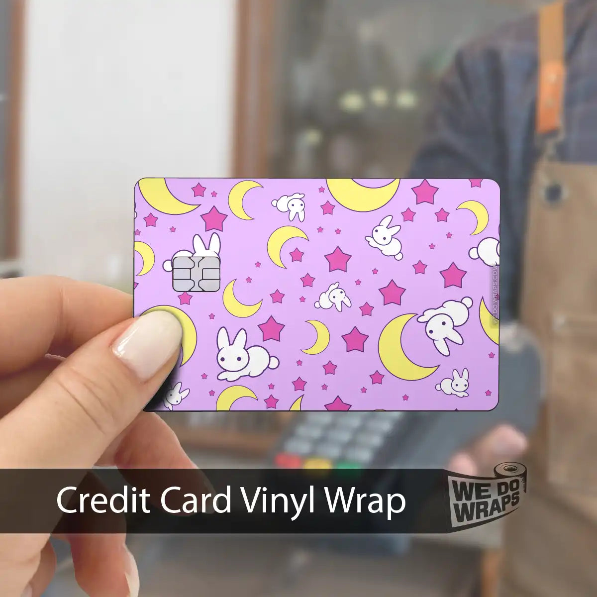 Moon Rabbit | NFC Key Card Wrap