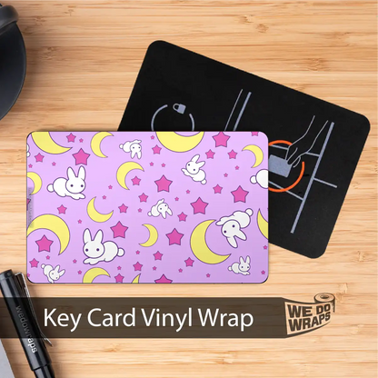Moon Rabbit | NFC Key Card Wrap