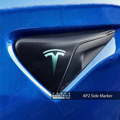 3M Satin Key West Tesla Autopilot Camera Side Marker Decals (2pcs)