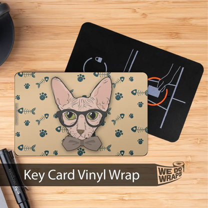 Smart Sphynx Cat | NFC Key Card Wrap