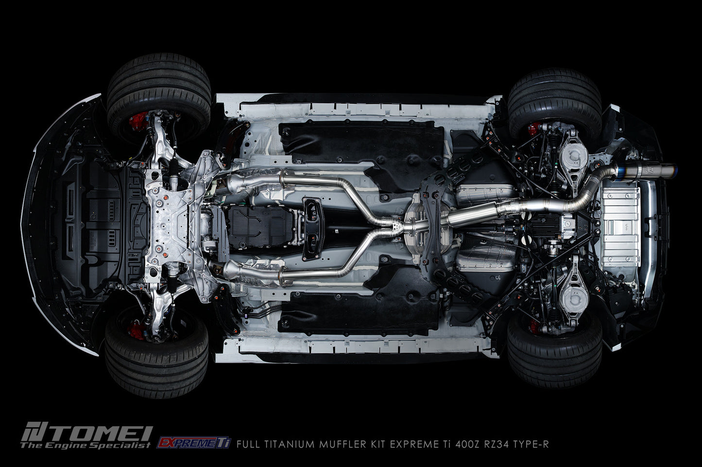 TOMEI EXPREME-TI TITANIUM EXHAUST: 400Z (SINGLE EXIT)