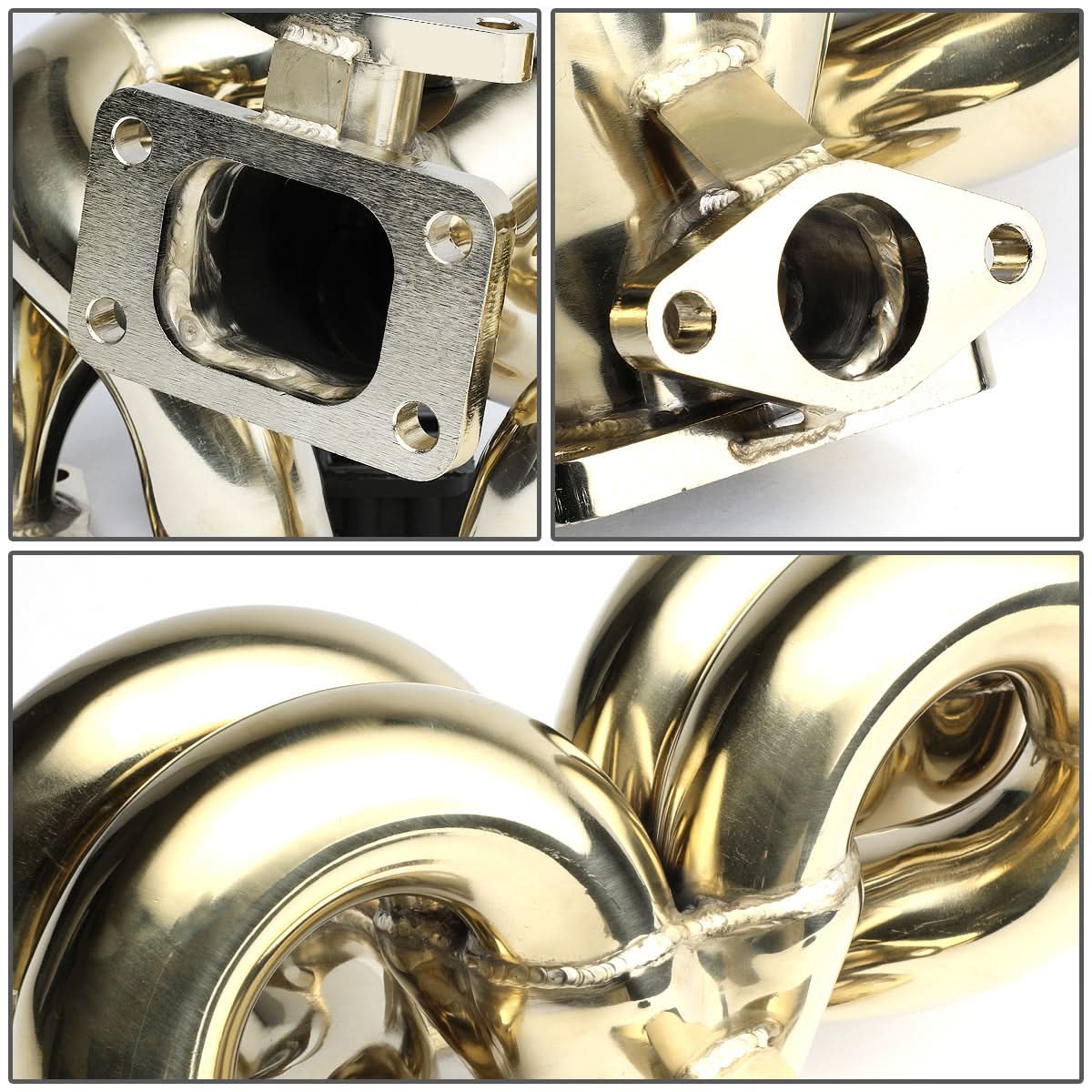 88-00 Honda Civic/CRX T3 Turbo Manifold Stainless Steel 38mm