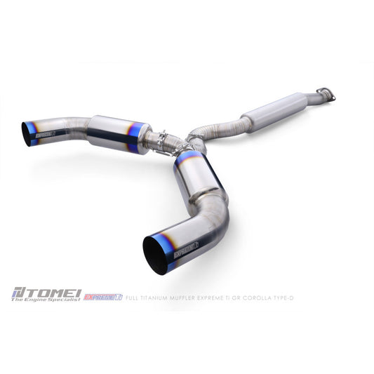 TOMEI EXPREME-TI TITANIUM EXHAUST: TOYOTA GR COROLLA 23+