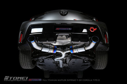 TOMEI EXPREME-TI TITANIUM EXHAUST: TOYOTA GR COROLLA 23+