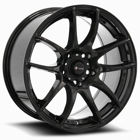 18X8.5 +35 5X114.3 TR4 BLACK