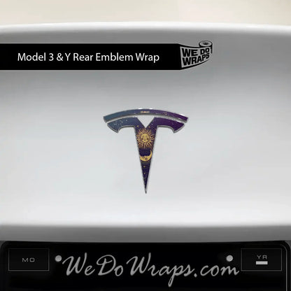 Tarot Sun and Moon Decals (Front + Back) | Model 3