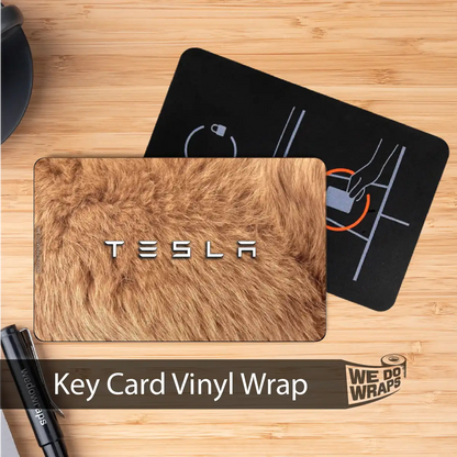 Teddy Bear Fur | NFC Key Card Wrap