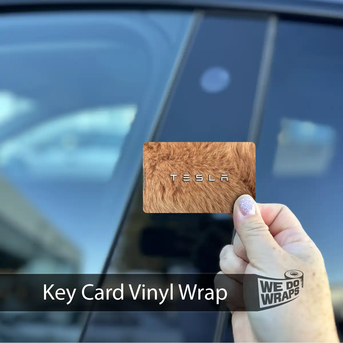 Teddy Bear Fur | NFC Key Card Wrap