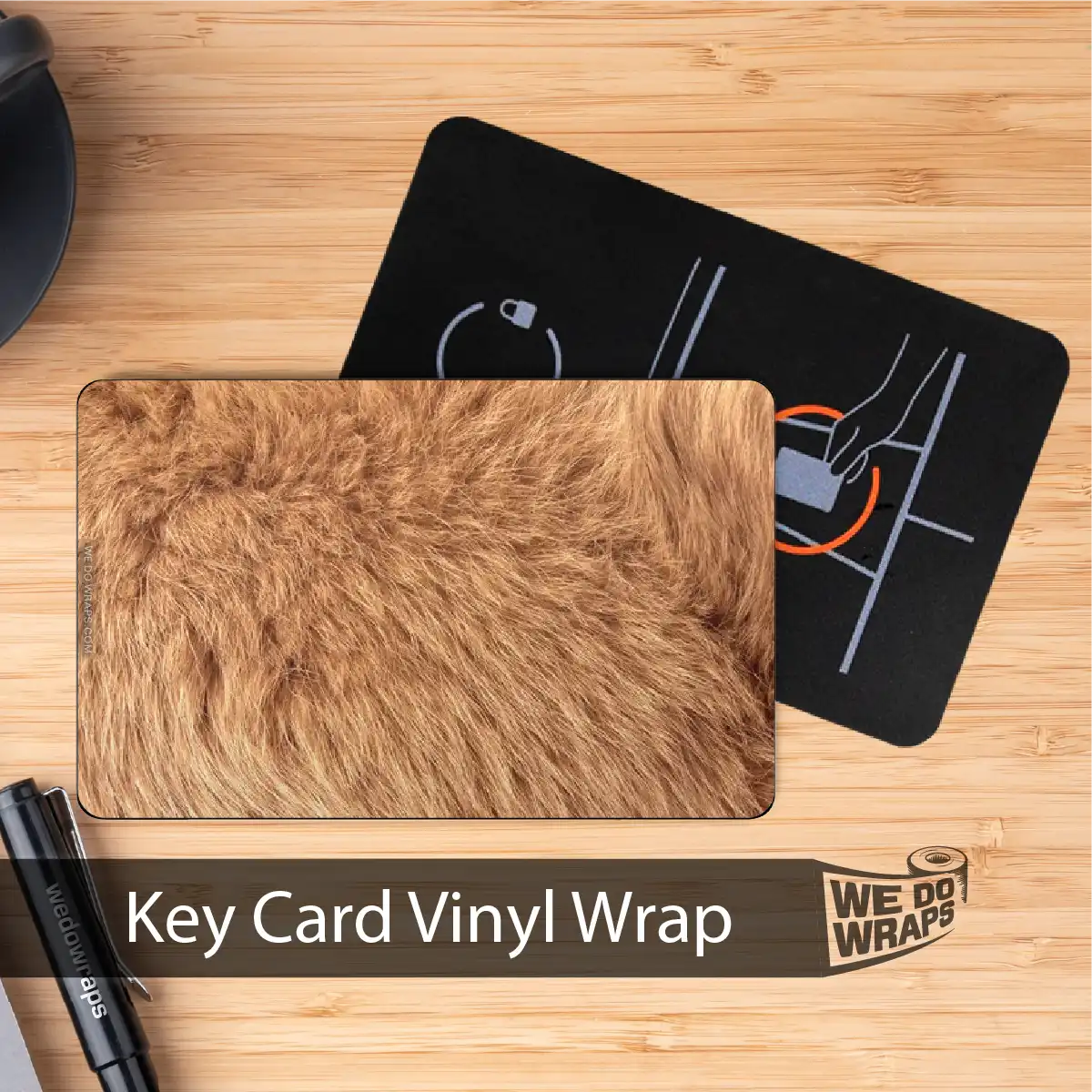 Teddy Bear Fur | NFC Key Card Wrap