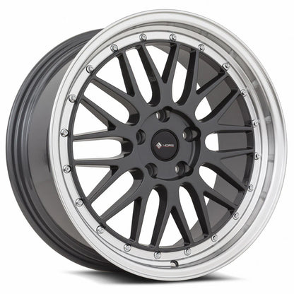 18X8 +35 5X114.3 VR8 HYPER BLACK