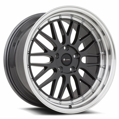 18X8 +35 5X114.3 VR8 HYPER BLACK