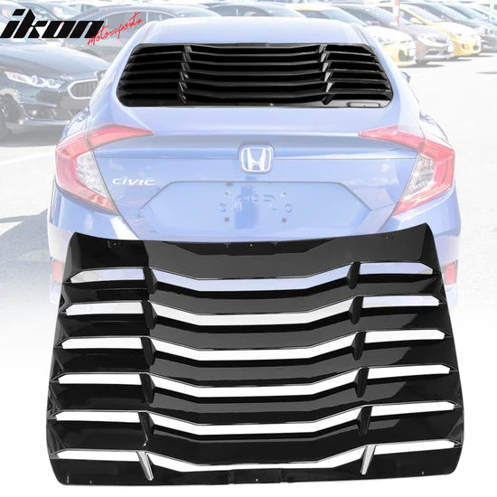 2016-2021 Honda Civic Window Louver ABS
