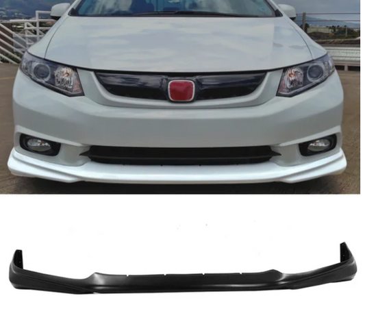 Front Bumper Lip for Honda Civic 2012 4Dr Sedan USDM MD Style PU