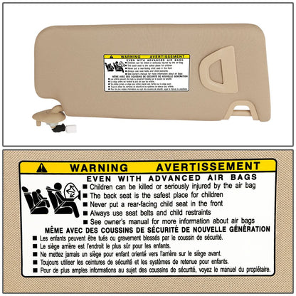 2008-2012 Honda Accord Sun Visor - Tan