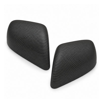 ABS Mirror Covers for Model 3/Y | 4 Finishes | 3M Tape | Scratch Protection | 3 Versions