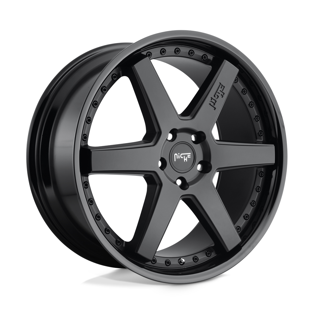 NICHE ALTAIR - 18X8.5 + 35 5X114.3 - GLOSS BLACK MATTE BLACK