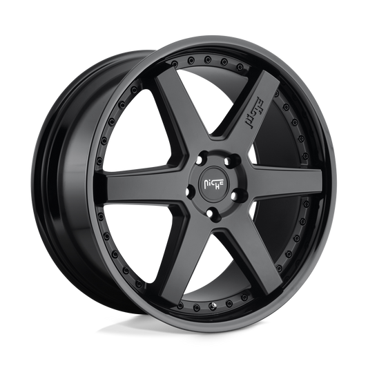 NICHE ALTAIR - 18X8.5 + 35 5X114.3 - GLOSS BLACK MATTE BLACK