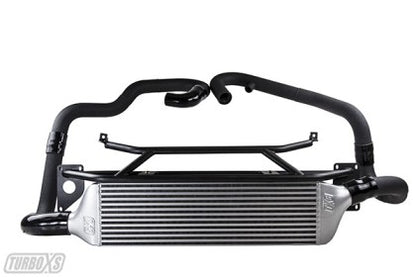 Turbo XS FMIC 2015-2021 Subaru STi - Wrinkle Black Pipes