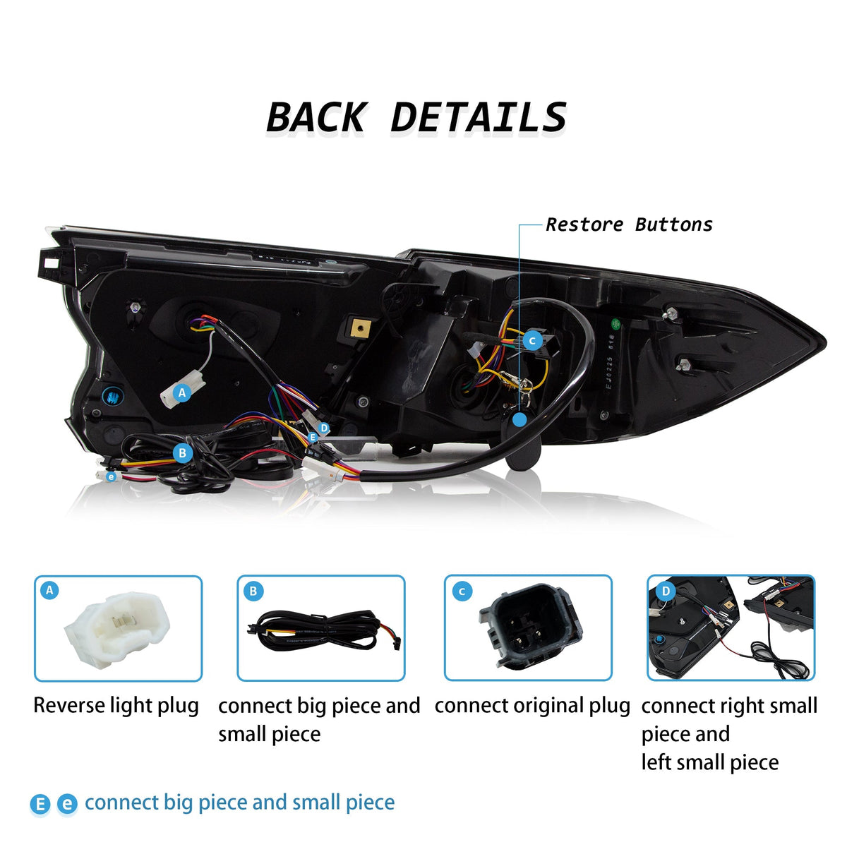Honda Accord 2018-2022 Digital LED Tail Lights