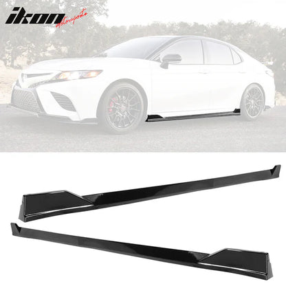 2018-24 Toyota Camry SE XSE Models TRD Style Side Skirts Rocker Panel PP 4PC