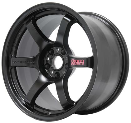 Gram Lights 57DR 18x9.5 +22 5x114.3 Semi Gloss Black Wheel