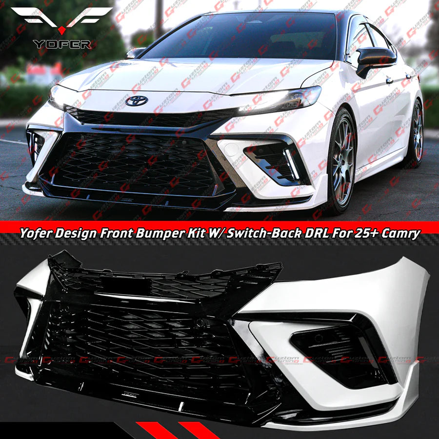 Yofer Design Front Bumper Conversion Kit With Sequential DRL [2025-2026 Toyota Camry]