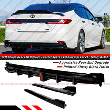 CTM Design Rear Bumper LED Diffuser Kit [2025-2026 Toyota Camry SE/XSE]