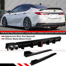 CTM Design Rear Bumper LED Diffuser Kit [2025-2026 Toyota Camry SE/XSE]