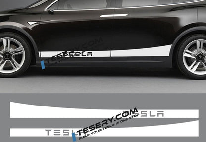 Side Skirt Stripe Decals (2-Pack) | 3 Styles | Multiple Colors | Scratch Protection
