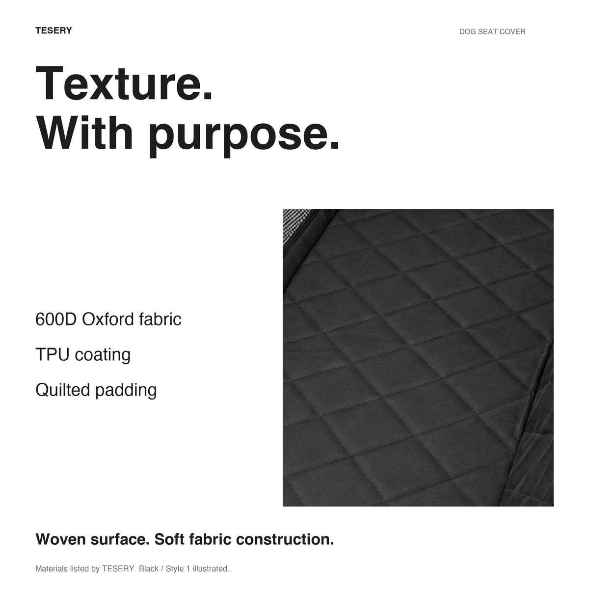 Dog Seat Cover for Tesla Model 3/Y/S/X/Cybertruck