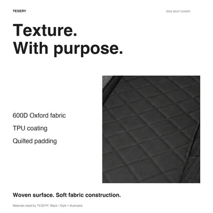 Dog Seat Cover for Tesla Model 3/Y/S/X/Cybertruck