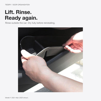 Door Side Organizer Tray for Tesla Model Y Juniper / Model YL