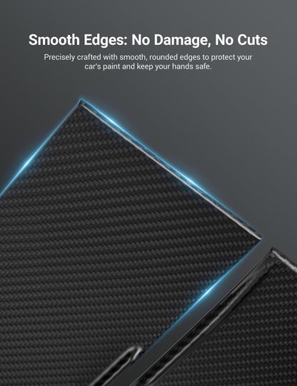 Dry Carbon Fiber Center Console Cover For Model Y Juniper / Model 3 Highland / Model YL