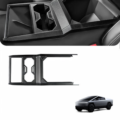 Dry Carbon Fiber Center Console Cup Holder for Cybertruck