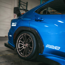 Carbon fiber rear door trim for 2022-2025 Subaru WRX