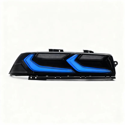 2014-2015 Chevy Camaro Umbra LED Taillights – Gloss Black/Smoke Lens - RGB