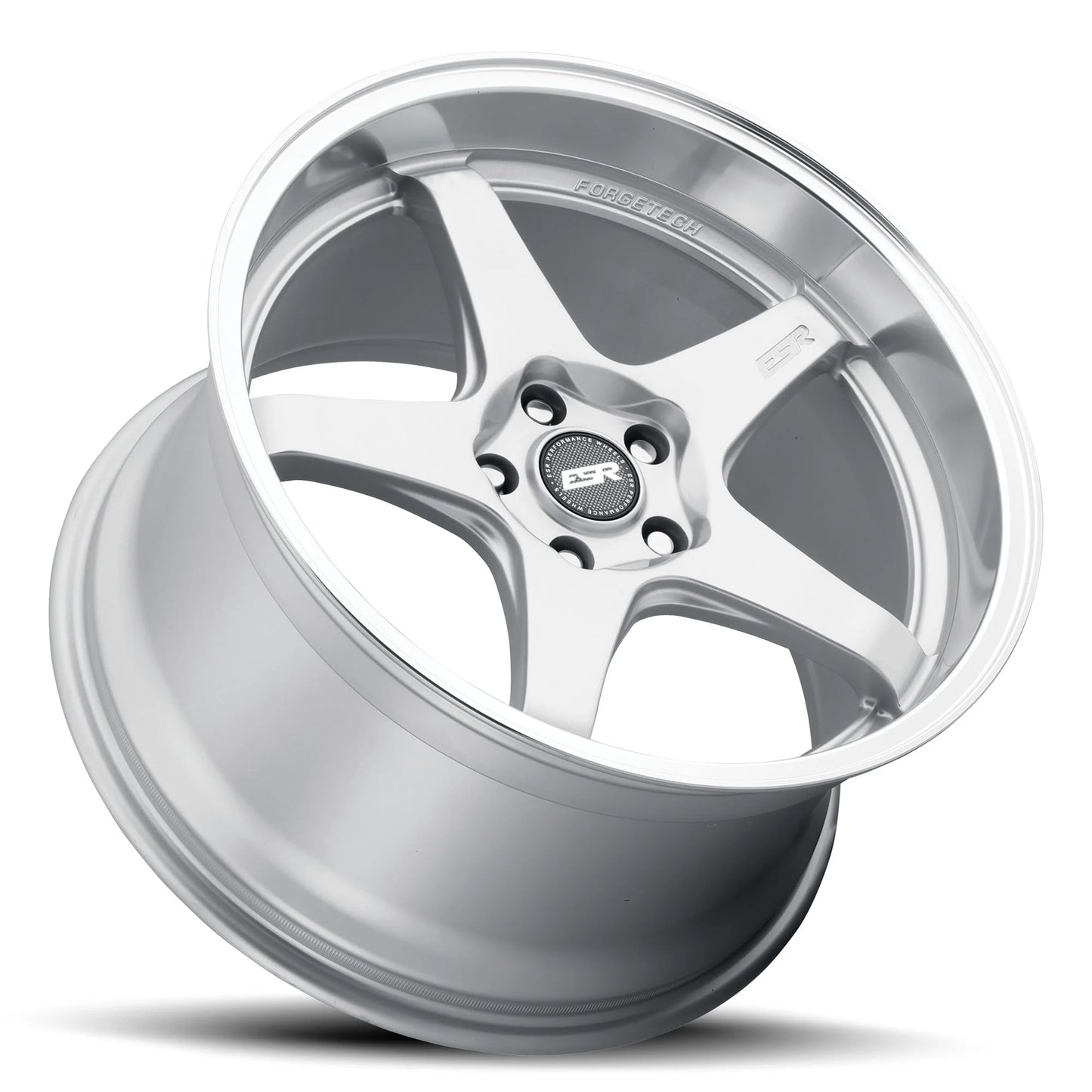 AP5 Hyper Silver Machine Lip - 18X9.5 +35 5X114.3