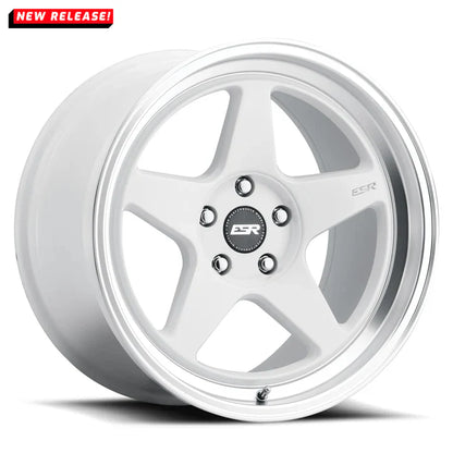 CR5 Gloss White - 18X9.5 +35 5X114.3
