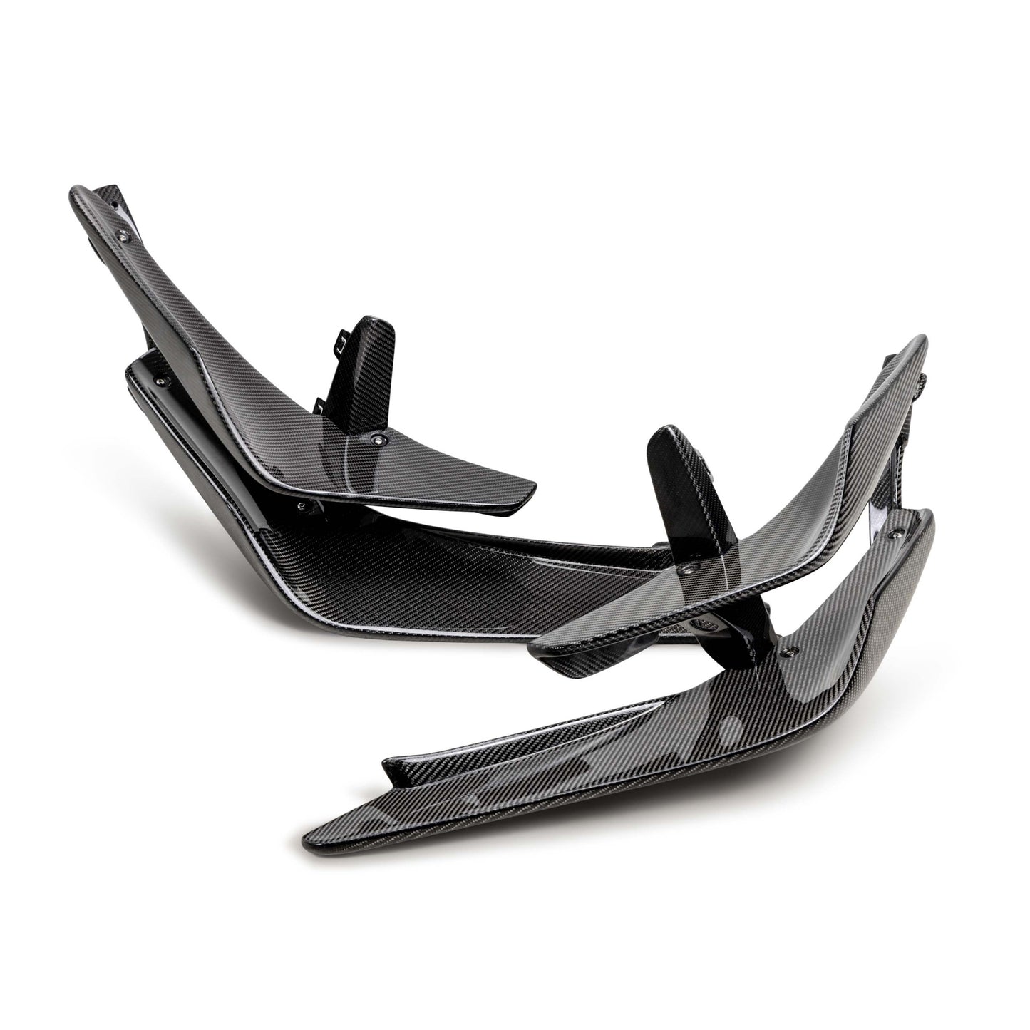 Carbon fiber Front Bumper Canards for 2023-2025 Honda Civic Type R