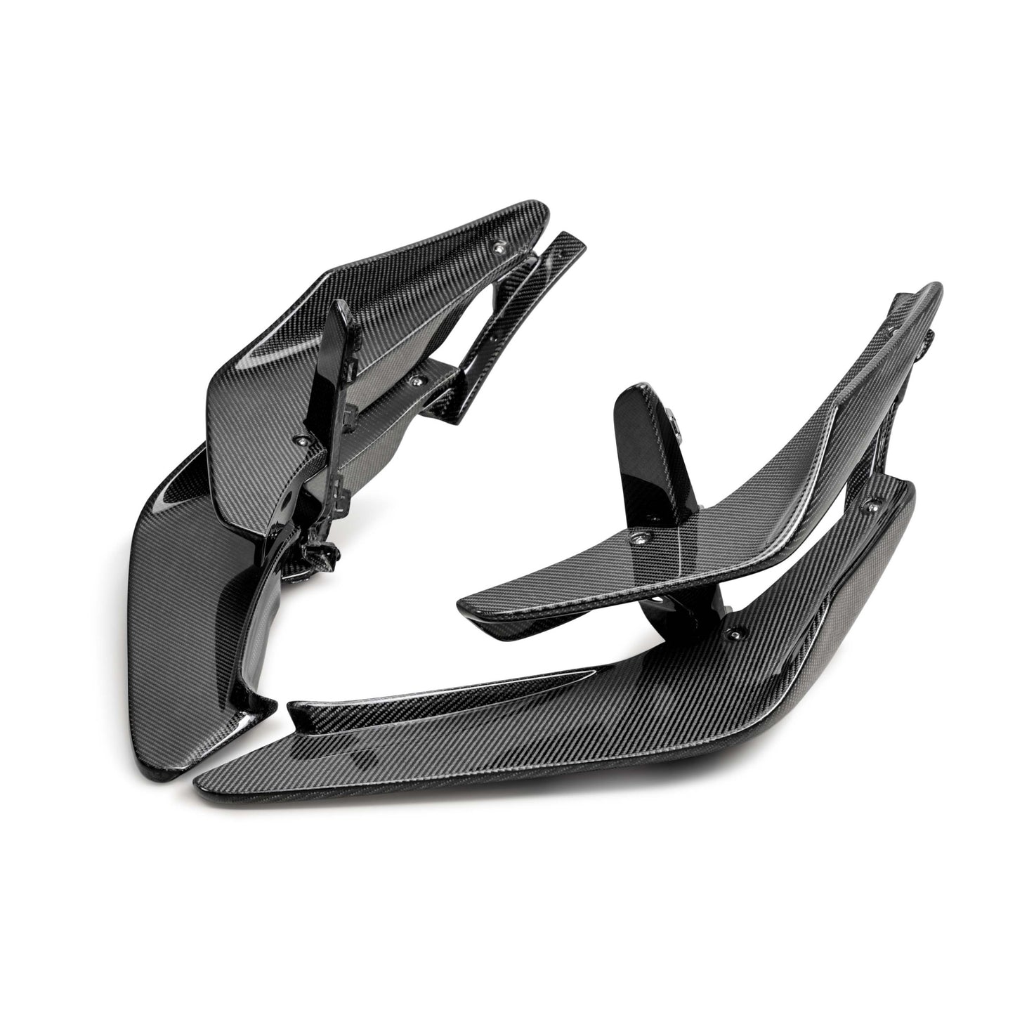 Carbon fiber Front Bumper Canards for 2023-2025 Honda Civic Type R