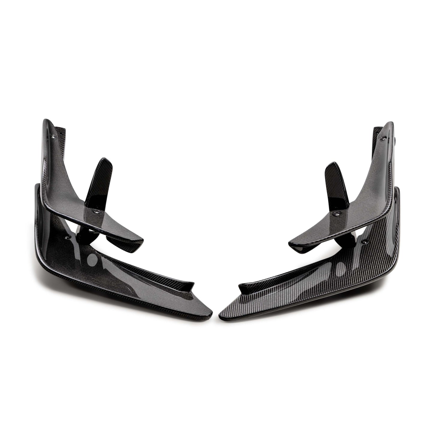 Carbon fiber Front Bumper Canards for 2023-2025 Honda Civic Type R