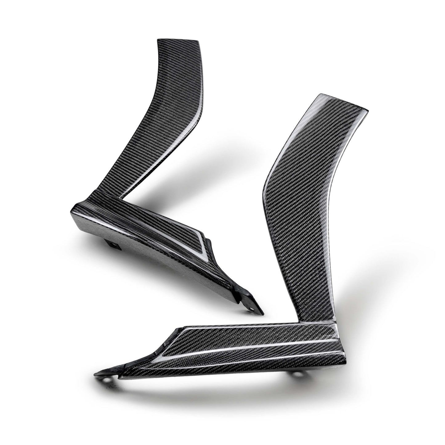 Carbon fiber front bumper trim for 2022-2025 Subaru WRX