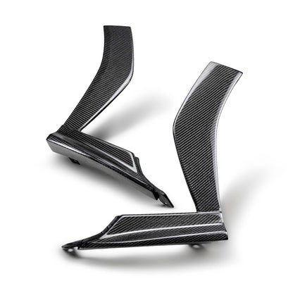 Carbon fiber front bumper trim for 2022-2025 Subaru WRX