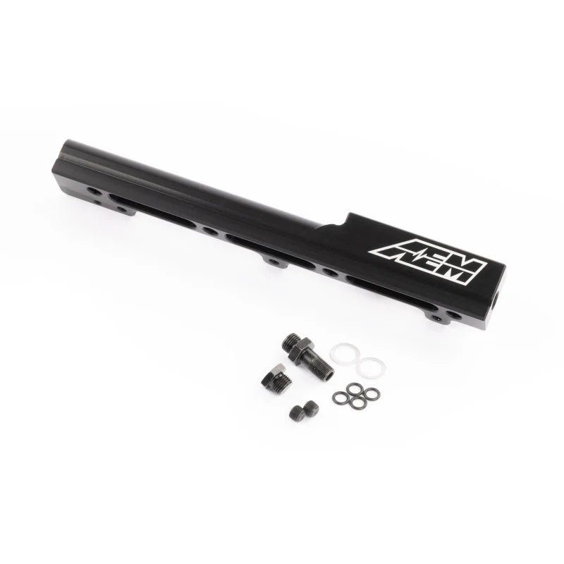 AEM FUEL RAIL: CIVIC SI 99-00 & DEL SOL VTEC (BLACK)