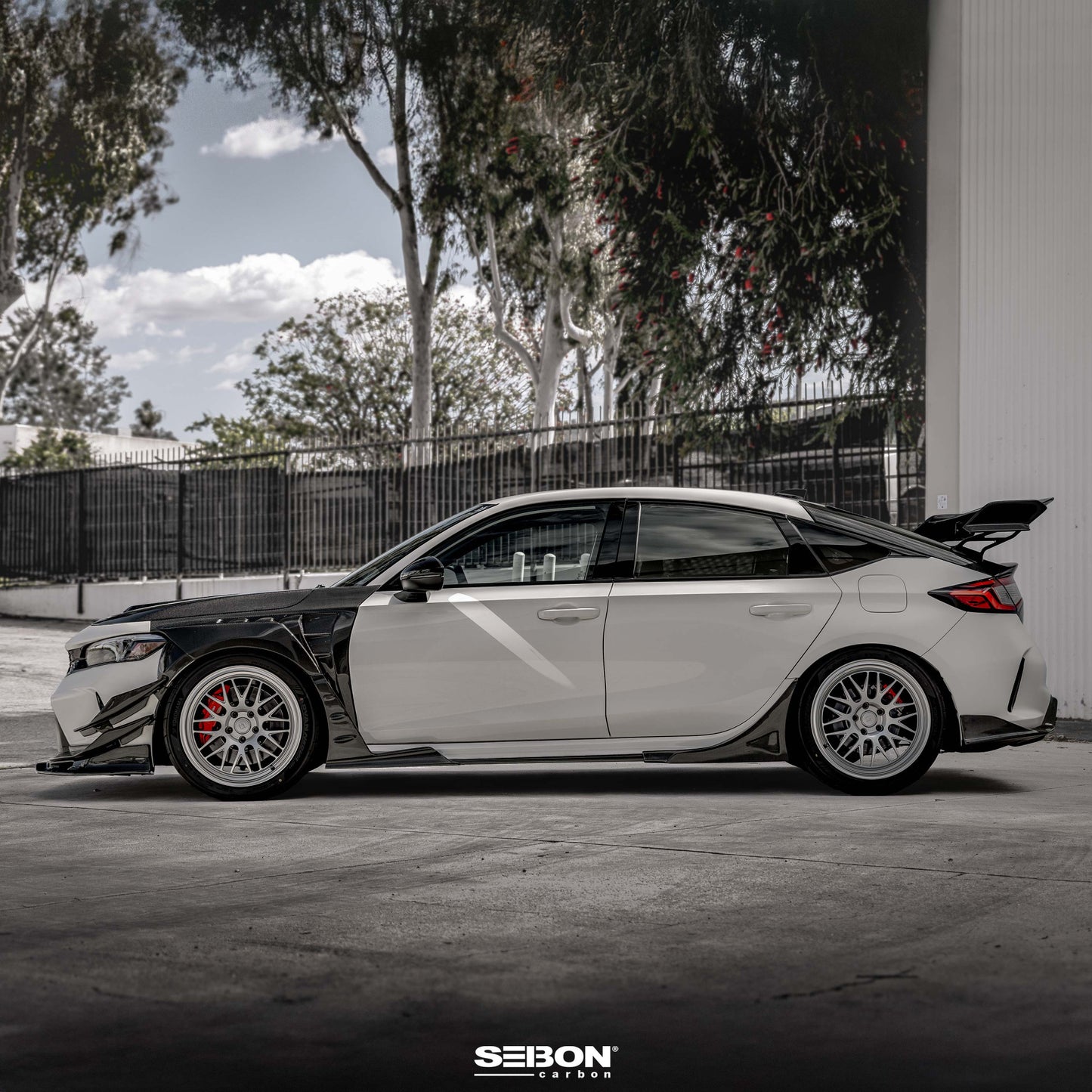 MB-Style Carbon fiber Fenders for 2023-2025 Honda Civic Type R (20mm wider)