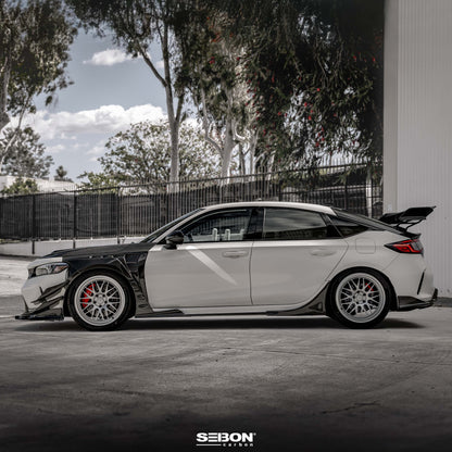 MB-Style Carbon fiber Fenders for 2023-2025 Honda Civic Type R (20mm wider)