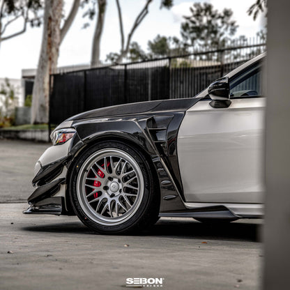MB-Style Carbon fiber Fenders for 2023-2025 Honda Civic Type R (20mm wider)