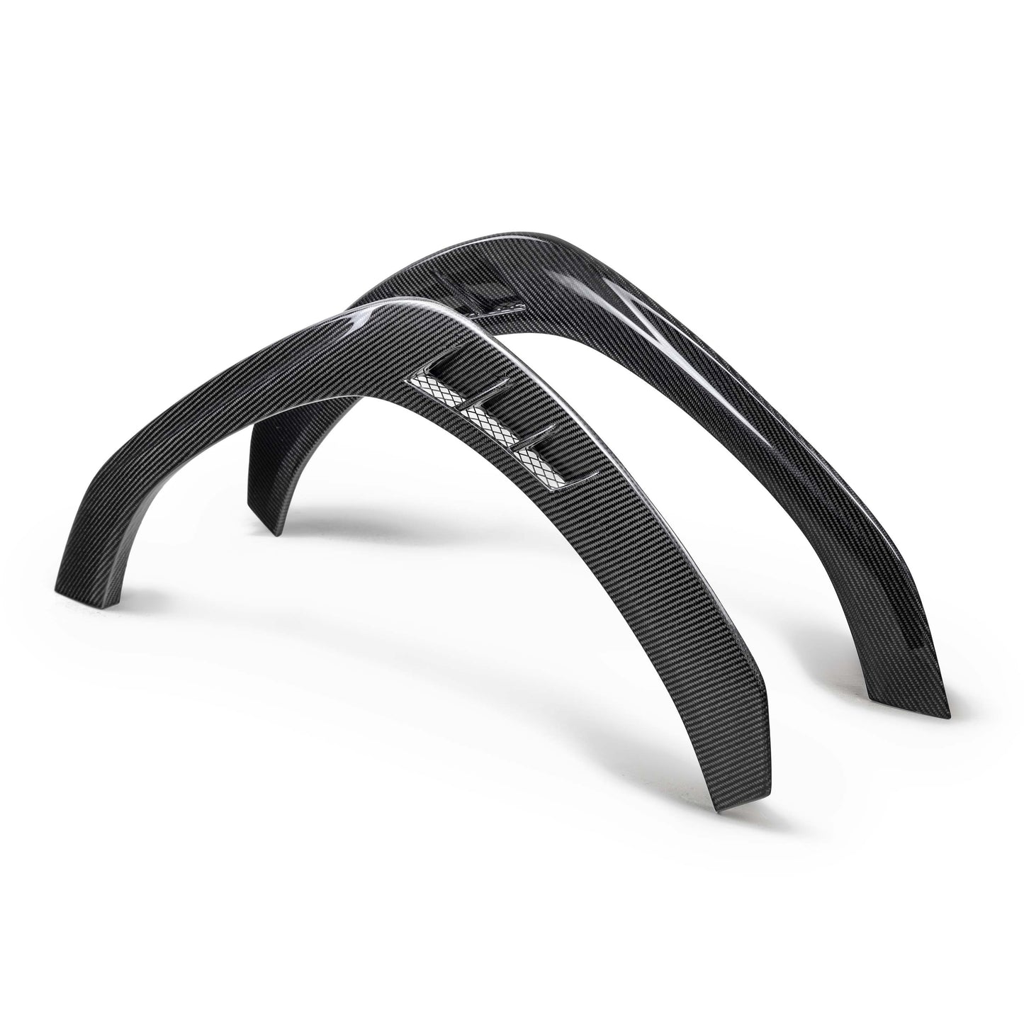 Carbon fiber front fender trim for 2022-2025 Subaru WRX